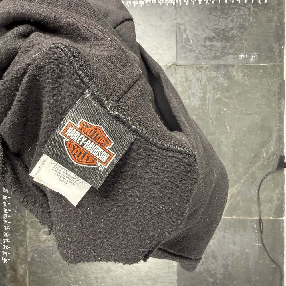 Harley-Davidson T.S.I. Ellington CT Motorcycle Hoodie Size M - Picture 4 of 4